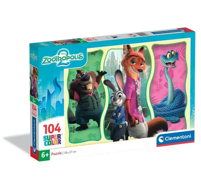 Puzzle 104 elementy SuperKolor Zootopia 2