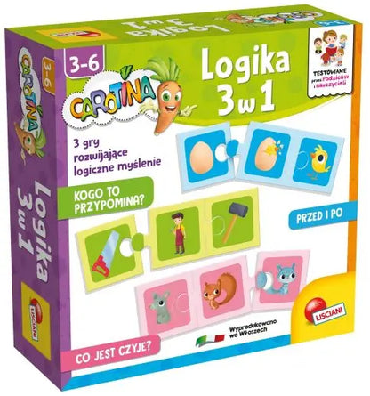Lisciani carotina logika 3w1