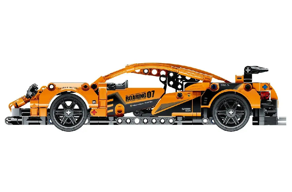 Immaster klocki auto pomarańczowe 490 elementów