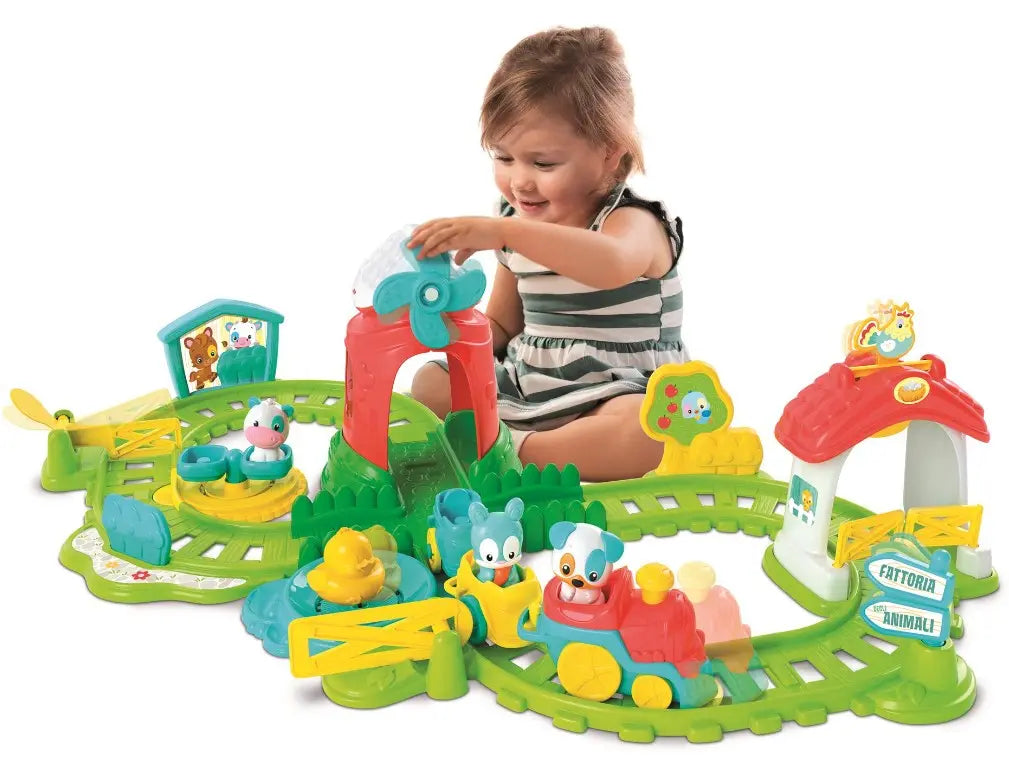 Baby clementoni baby pociąg farmera z dźwiękami
