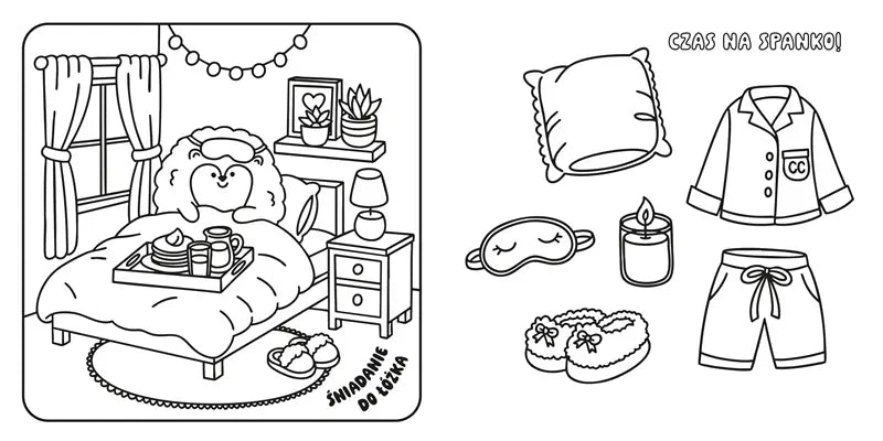 Kolorowanką antystresowa - Cosy Colouring, Małe przyjemności