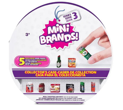 Mini Brands Etui kolekcjonerskie S3 + 5 figurek