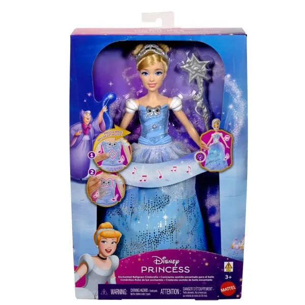 Disney princess lalka kopciuszek