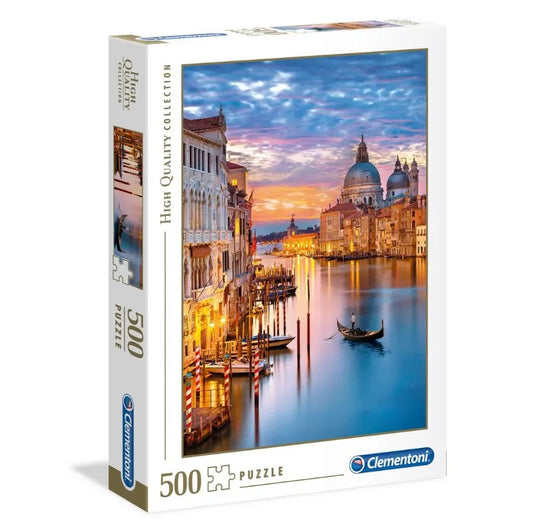 Puzzle 500 hq wenecja oświetlona