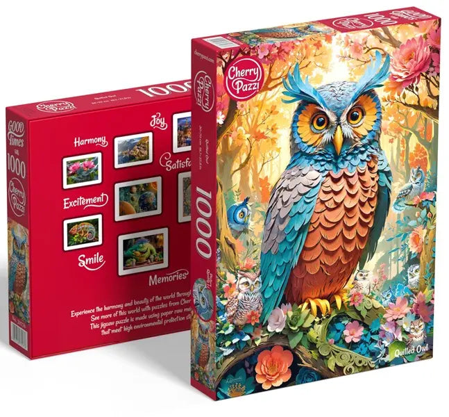 Puzzle 1000 Cherrypazzi Quilled owl