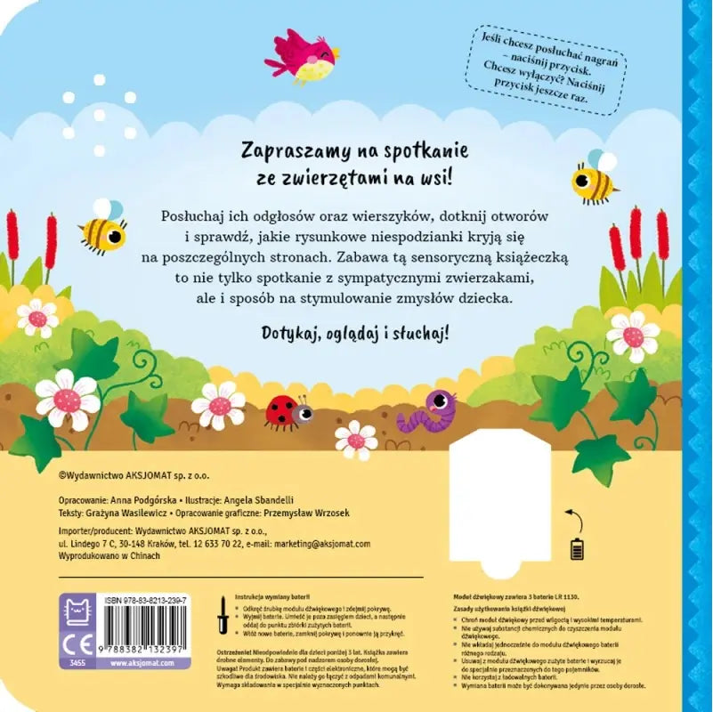 Wierszyki dla maluszka. Naciśnij i posłuchaj. Na wsi