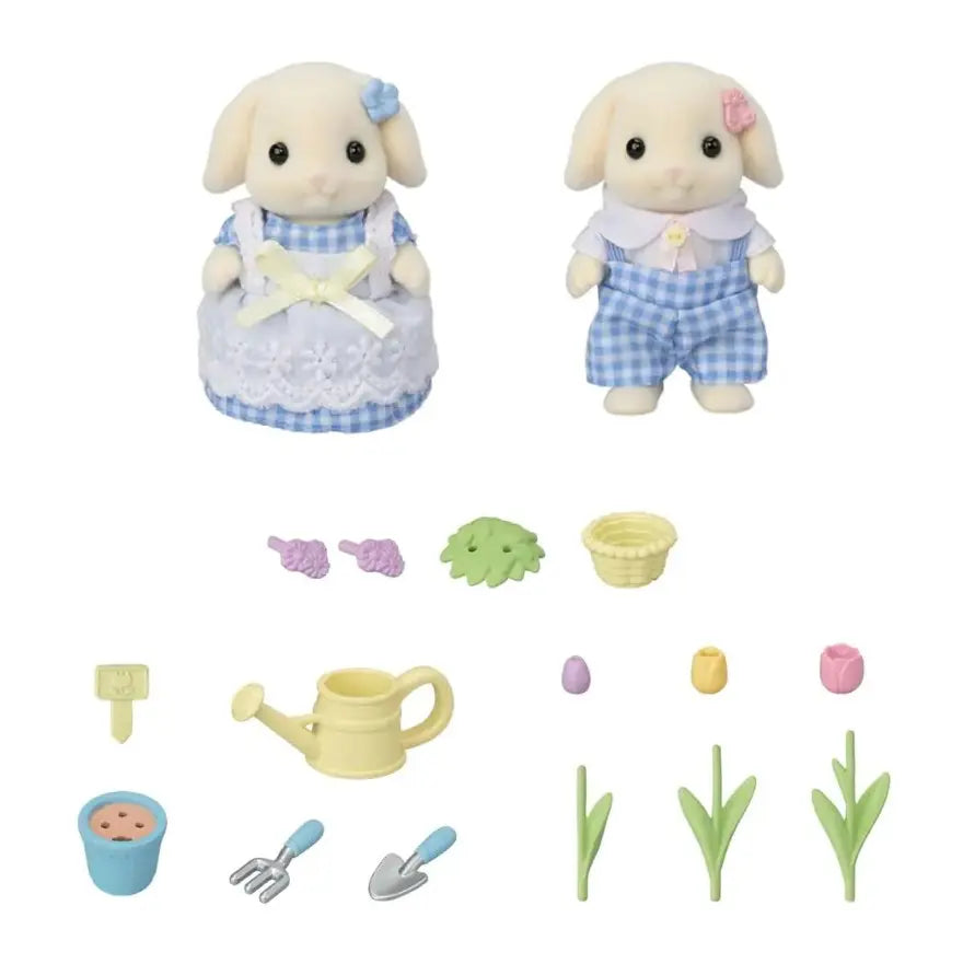 Sylvanian families kwiatowy zestaw z królikami flora