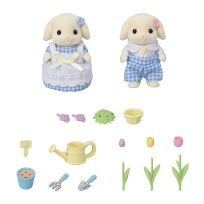 Sylvanian families kwiatowy zestaw z królikami flora