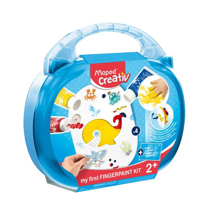 Maped creativ farby do malowania palcami w walizce