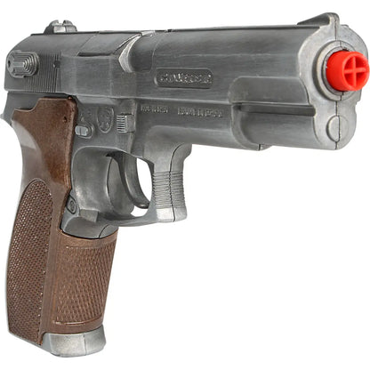 Pistolet metalowy policjanta 8 naboi