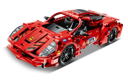 Immaster klocki super auto czerwone 437 elementów