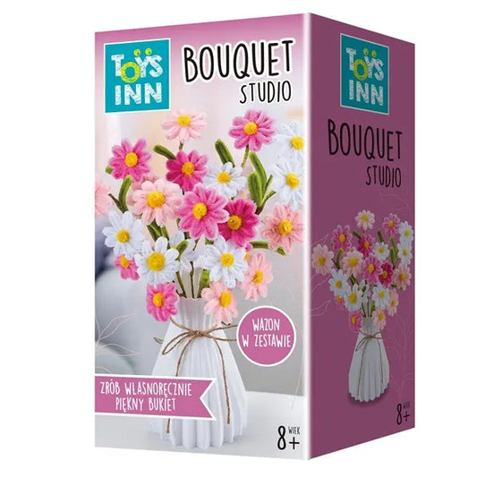 DIY Stokrotki bukiet 7szt
