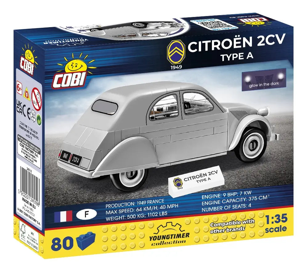 COBI Youngtimer Citroen 2CV TypeA 80kl 1949 24510
