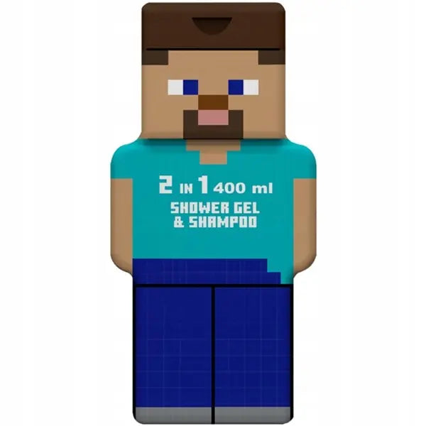 2w1 żel pod prysznic + szampon Minecraft Steve 400ml