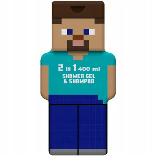 2w1 żel pod prysznic + szampon Minecraft Steve 400ml