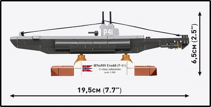COBI HC WWII HNoMS UREDD (P-41) U-Class 142kl 4861