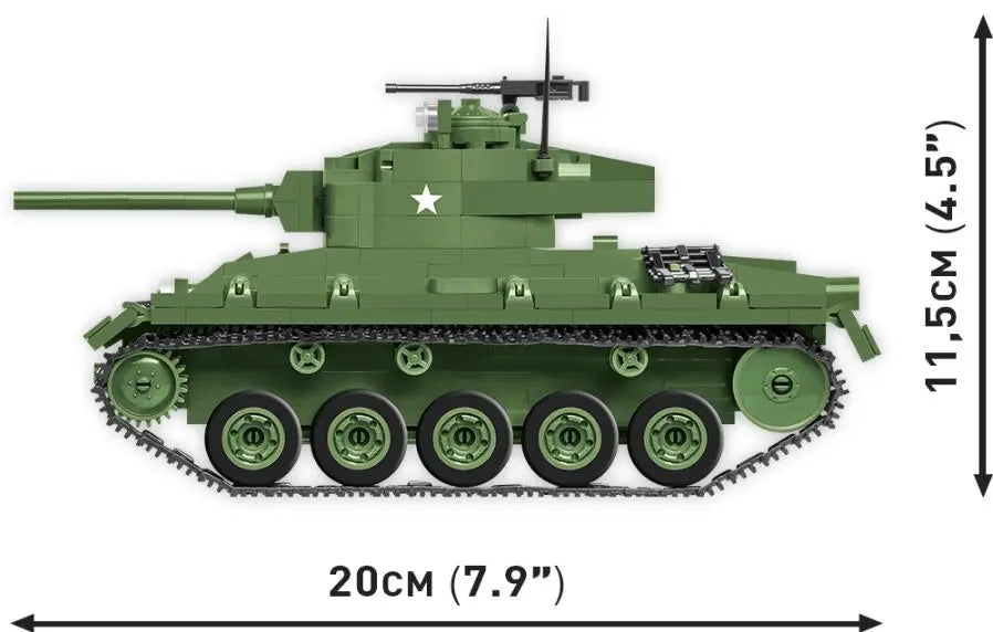 COBI HC WWII M24 Chaffee 588kl 2543