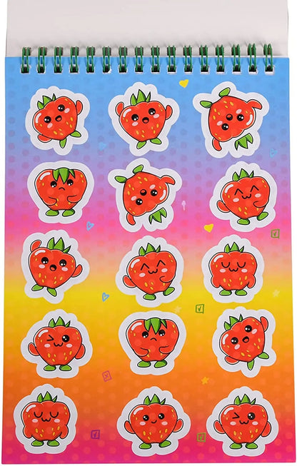 Fruity squad pachnący notes + naklejki