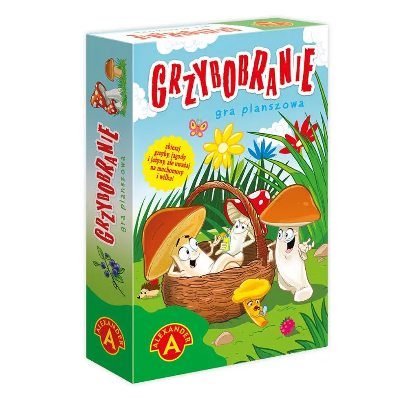 Grzybobranie mini planszowa gra rodzinna