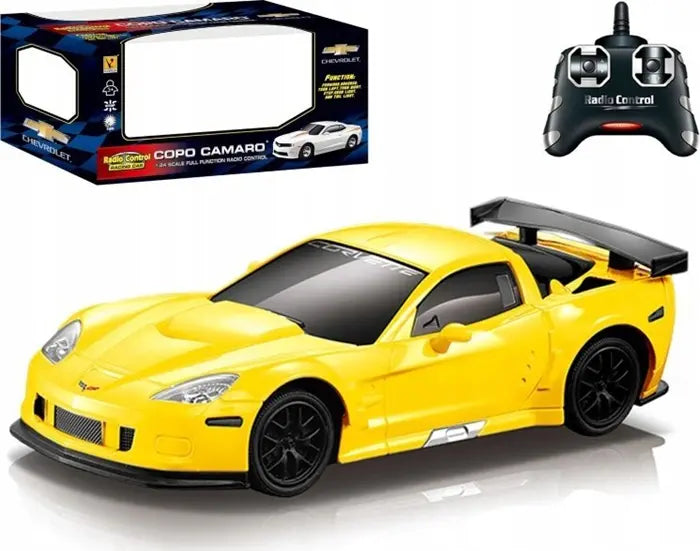 Auto rc corvetta żółta