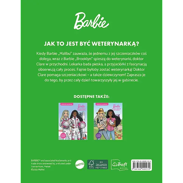 Książka Barbie, Możesz zostać weterynarką