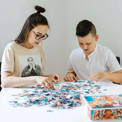 Puzzle crazy shapes oko w oko z tygrysem 600 el