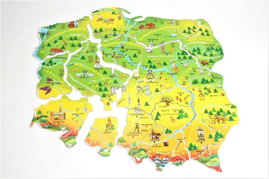 Geo puzzle polska