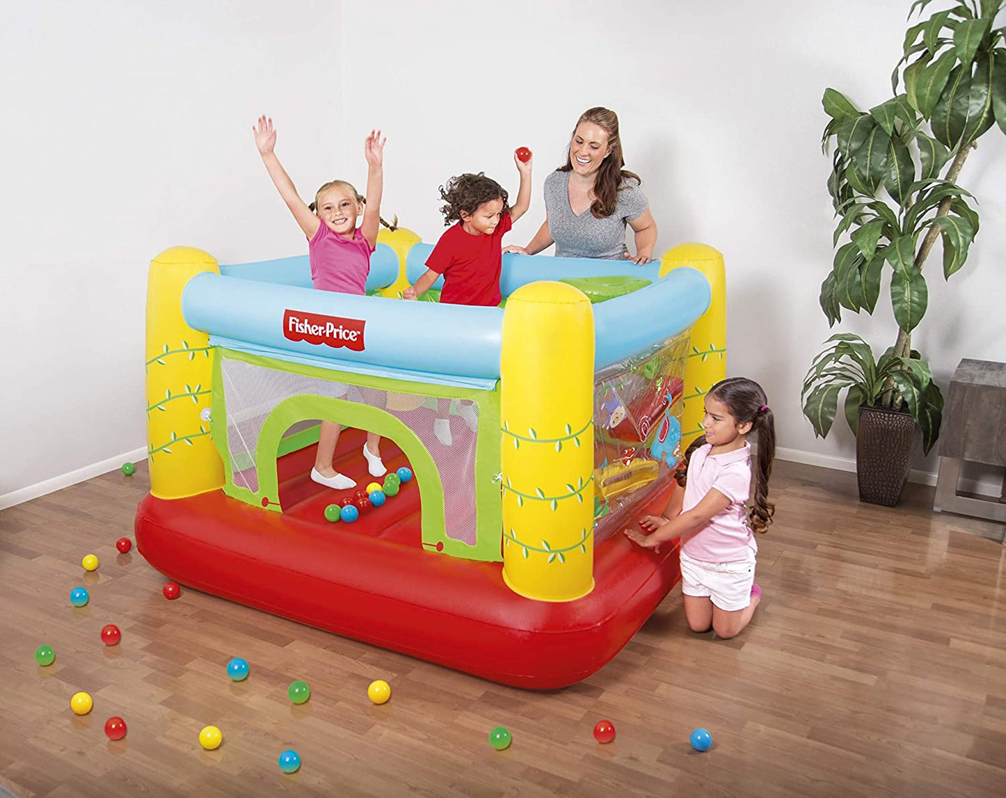 Trampolina Fisher-Price 175x173x114cm B93542