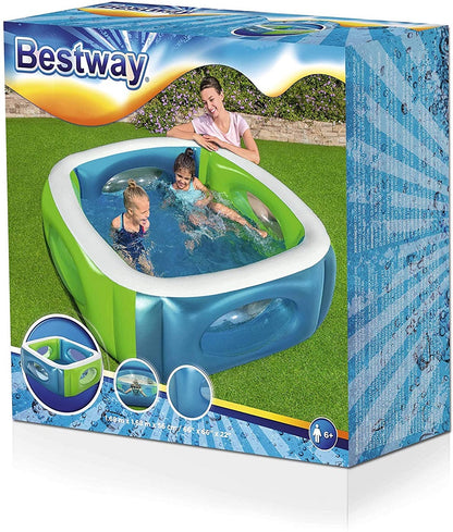 Basen dmuchany z okienkiem 168x168x56 B51132 73884