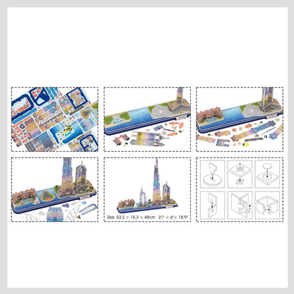 Cubic Fun puzzle 3D Led Dubaj 05232