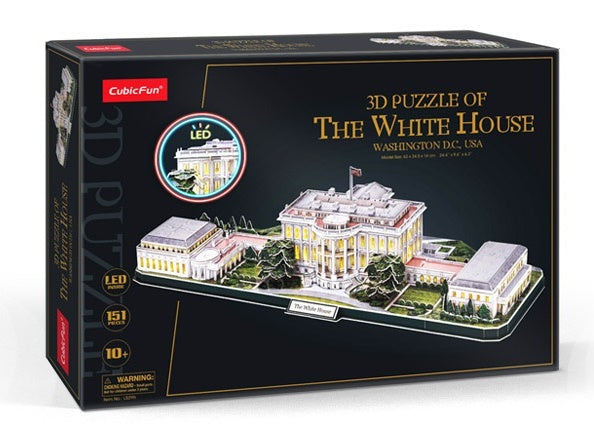 Cubic Fun puzzle 3D LED Bały Dom 20529 05294