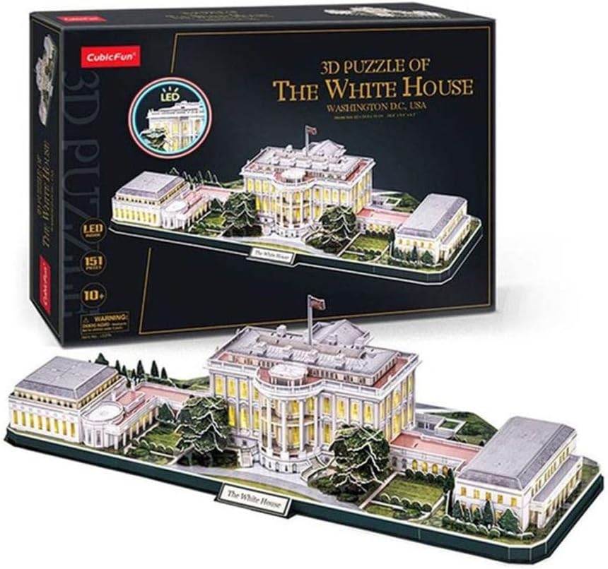 Cubic Fun puzzle 3D LED Bały Dom 20529 05294