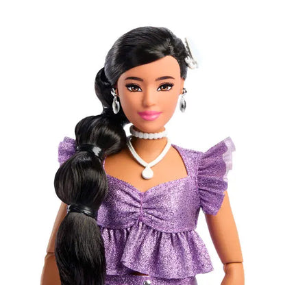 Barbie Deluxe Style, fioletowy strój