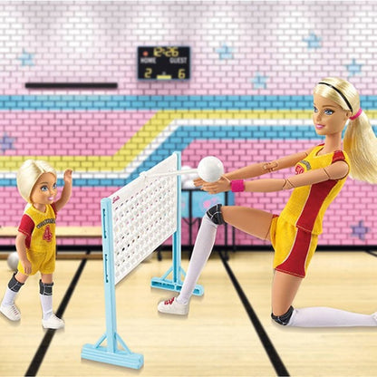 Barbie i Chelsea trening siatków /6  FRL33