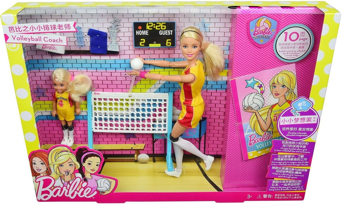 Barbie i Chelsea trening siatków /6  FRL33