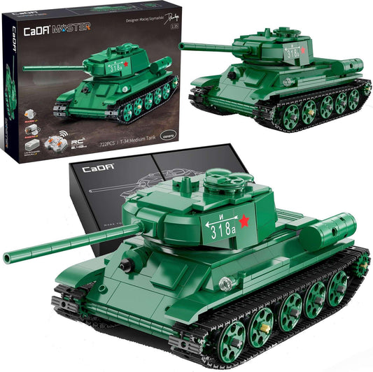 Cada klocki T-34 Medium Tank RC C61072W