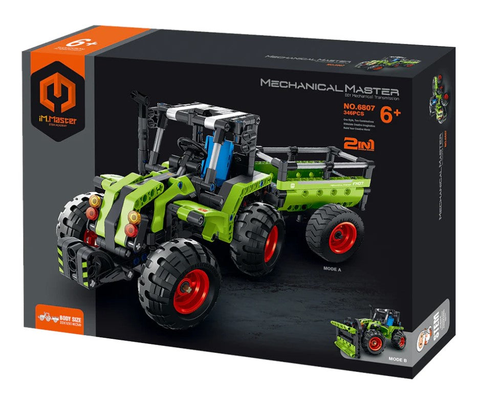 Immaster klocki traktor 2w1 348 elementów