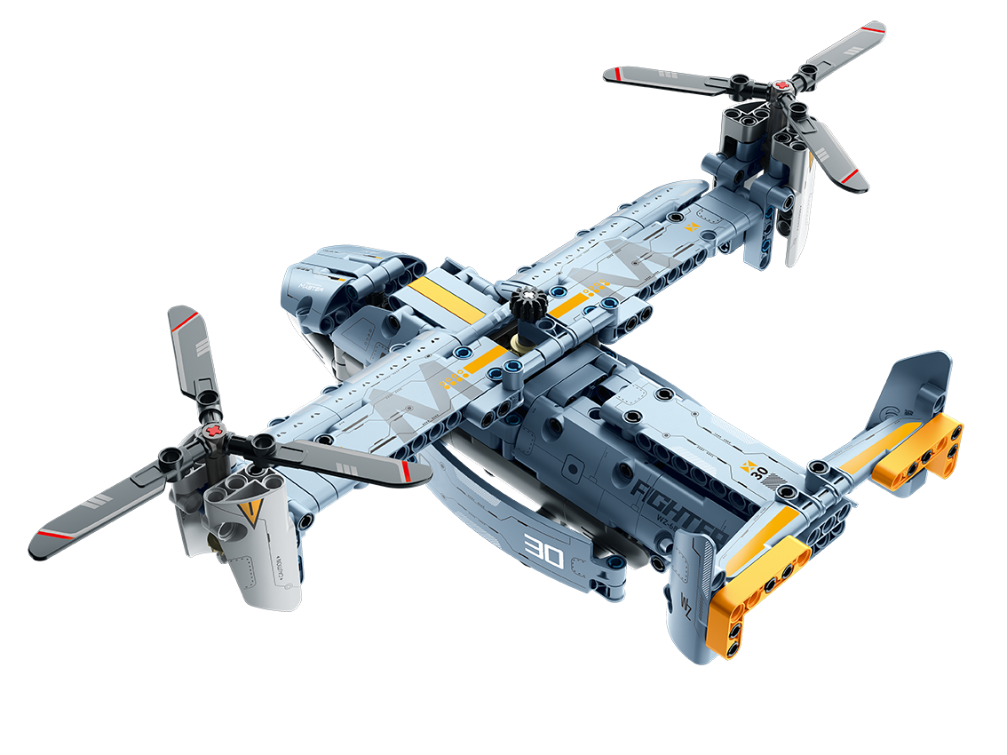 Immaster klocki samolot transportowy osprey 346 elementów