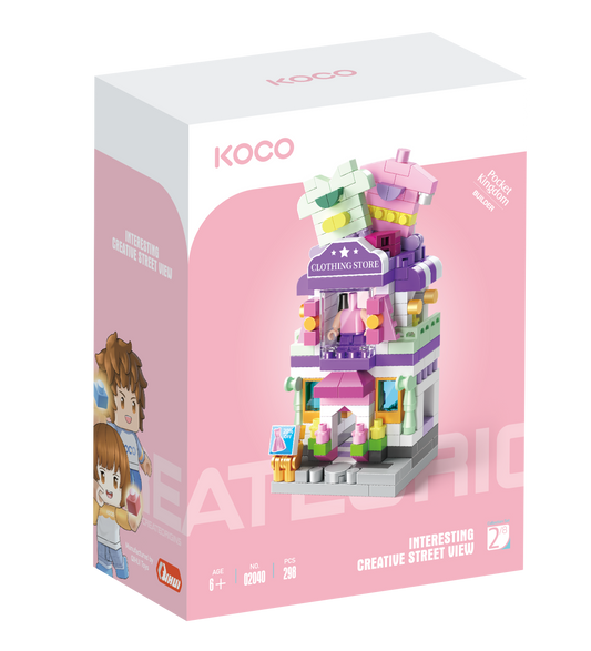 Klocki koco sklep odzieżowy 298 elementów