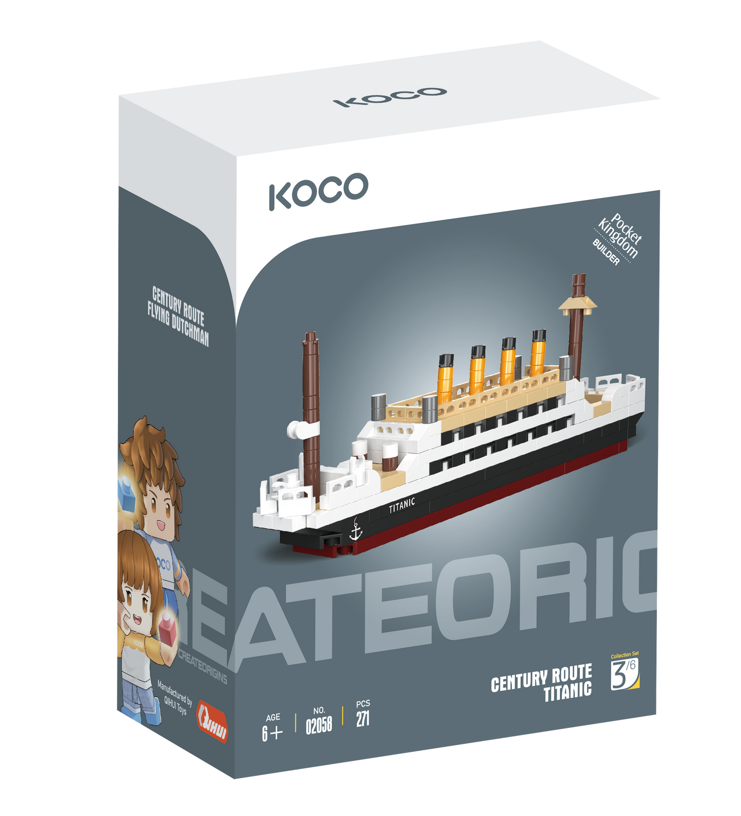 Klocki koco titanic 271 elementów