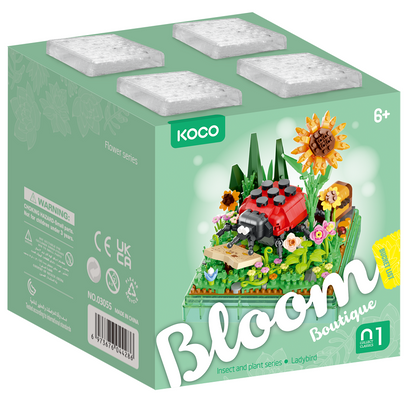 Klocki KOCO Biedronka na łące 659 elementów