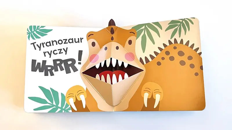 Książeczka Dinozaury. Rozkładanka
