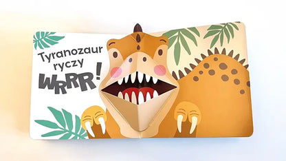 Książeczka Dinozaury. Rozkładanka