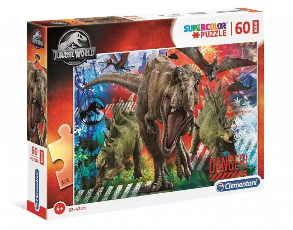Puzzle 60 maxi Super Kolor Jurassic World