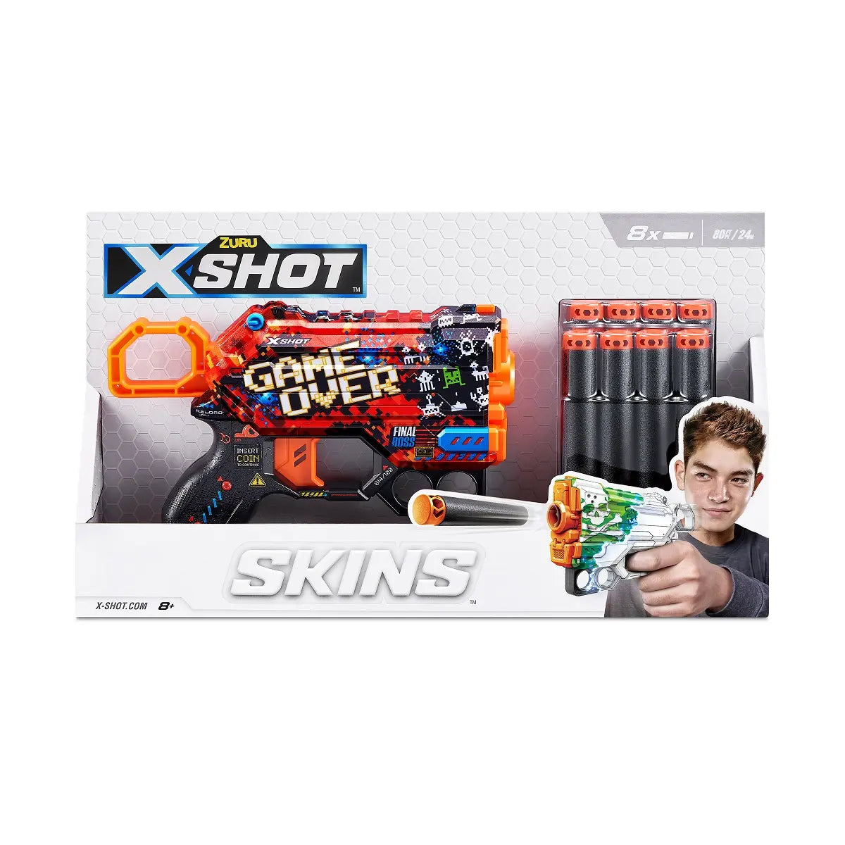 X-shot skins menace wyrzutnia