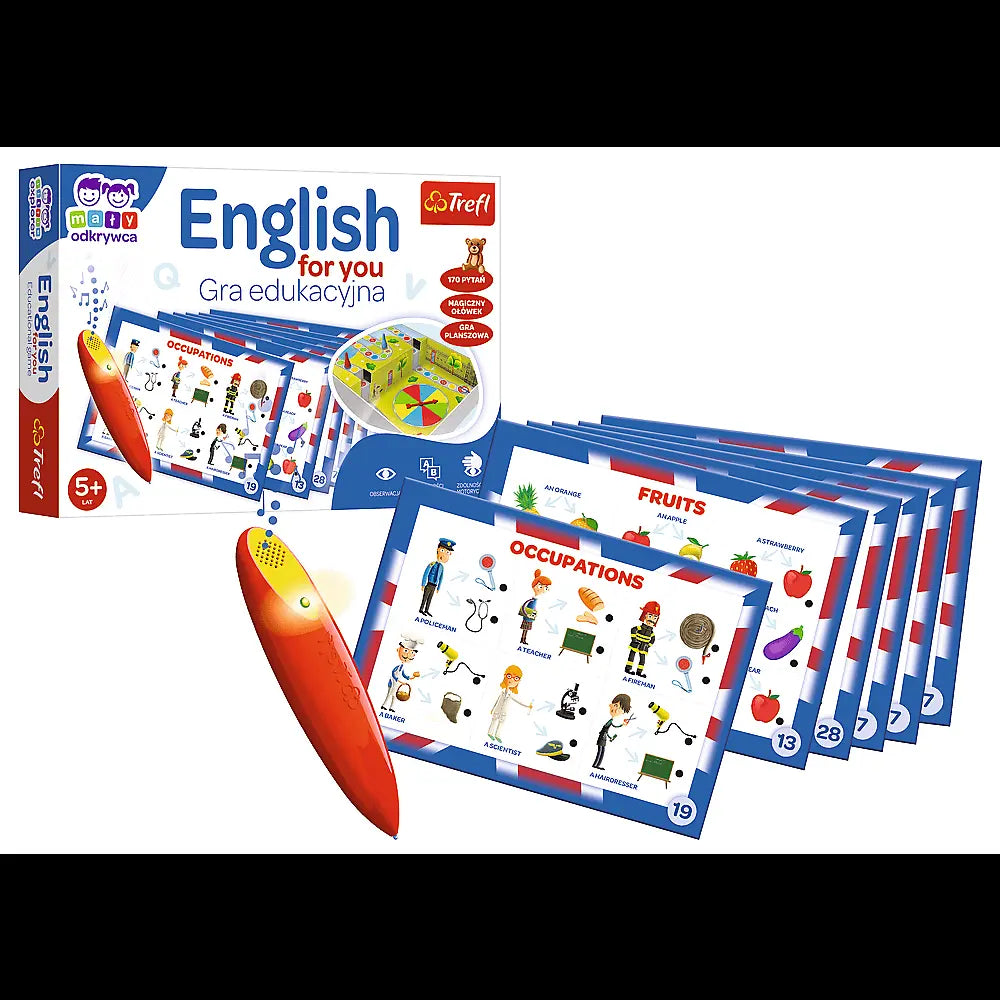 Mały odkrywca gra english for you magiczny ołówek