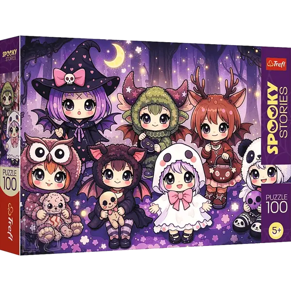Puzzle 100 el. Spooky Stories - Leśna drużyna czarów