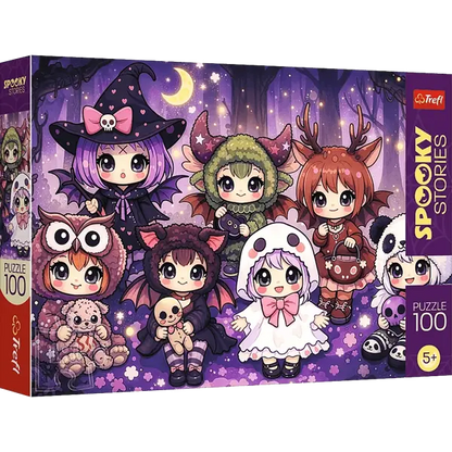 Puzzle 100 el. Spooky Stories - Leśna drużyna czarów