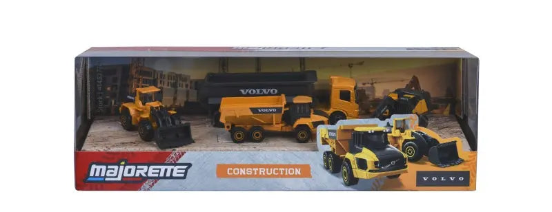 Majorette - Pojazdy Volvo 4 - pak
