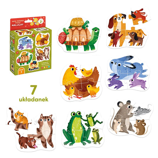 CzuCzu Moje pierwsze puzzle Maluchy 2+